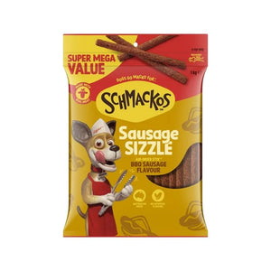 Schmackos Sausage Sizzle 1kg BBQ Sausage Flavor Dog Treats Petservo
