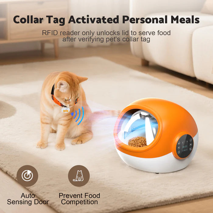 Shop Advwin - RFID Microchip Automatic Cat Feeder with Collar at Pet Servo