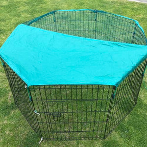 YES4PETS 6 Panel Dog Cat Exercise Playpen with Cover - Pet Servo