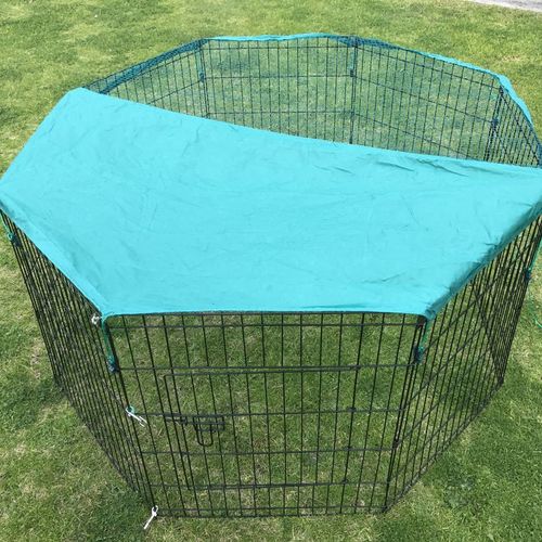 YES4PETS 6 Panel Dog Cat Exercise Playpen with Cover - Pet Servo