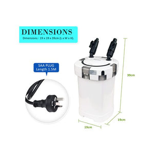 Dynamic Power - Aquarium External Canister Filter 1000L/H - petservo-1