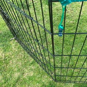 YES4PETS 6 Panel Dog Cat Exercise Playpen with Cover - Pet Servo