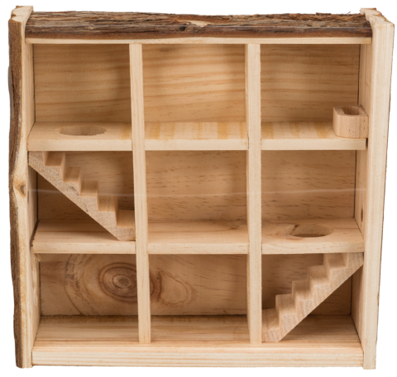 YES4PETS - Wooden Maze Playground for Small Pets - Pet Servo