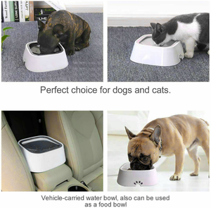 Collage of a dog, cat, and vehicle with a water bowl, labeled 'Perfect choice for dogs and cats' at Pet Servo