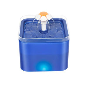 YES4PETS Automatic Electric Pet Water Fountain with LED - Pet Servo