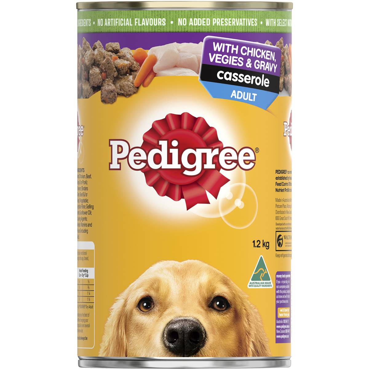 Pedigree - Pedigree Casserole With Chicken & Gravy Wet Dog Food Can 1.2kg - Petservo