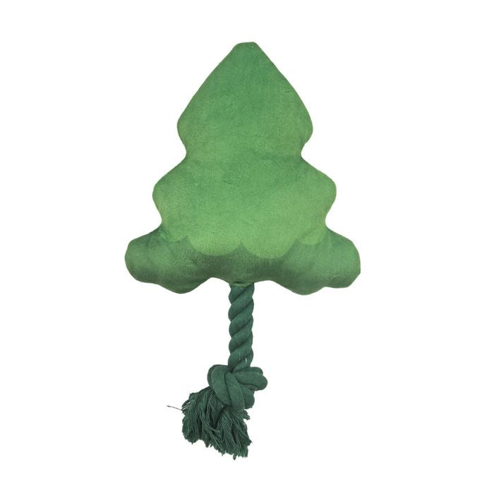 Happy Tails - Christmas Tree With Rope Dog Toy 31 x 18 x 6cm