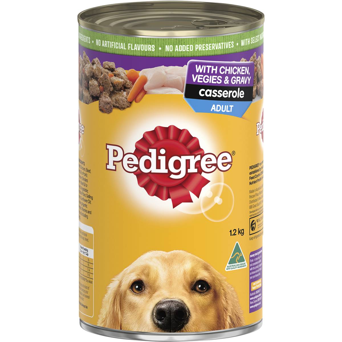 Pedigree - Pedigree Casserole With Chicken & Gravy Wet Dog Food Can 1.2kg - Petservo
