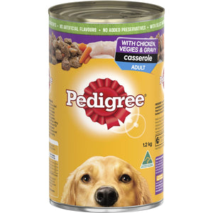 Pedigree - Pedigree Casserole With Chicken & Gravy Wet Dog Food Can 1.2kg - Petservo