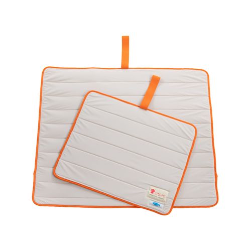 Paw Mate - Banhamsisun Large Beige Pet Dog Cooling Mat Non-Slip Travel Roll Up Cool Pad Bed Outdoor