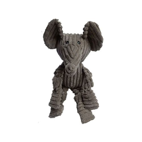 Paw Play - 32cm Elephant Pet Dog Chew Bite Toy Plush Squeak Teething w/ Squeaker