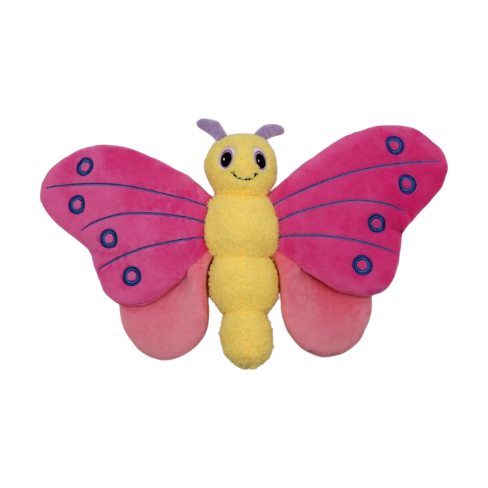 Happy Tails 47.5 x 26 x 6cm Plush Butterfly Dog Toy at Pet Servo