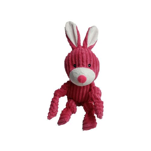 Paw Play - 33cm Rabbit Pet Dog Chew Bite Toy Plush Squeak Teething w/ Squeaker