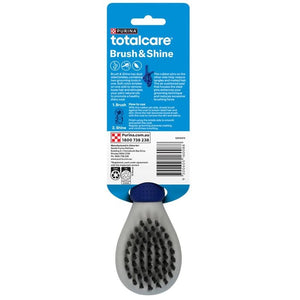 Purina totalcare Brush & Shine product packaging on a white background at et Servo