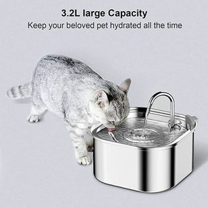 YES4PETS 3.2L Electric Pet Water Fountain Dog Cat Dispenser Pet Servo