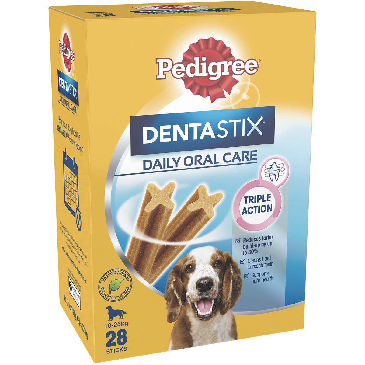 Pedigree - Dentastix Medium Dental Dog Treats Daily Oral Care Chews 28 Pack - Petservo