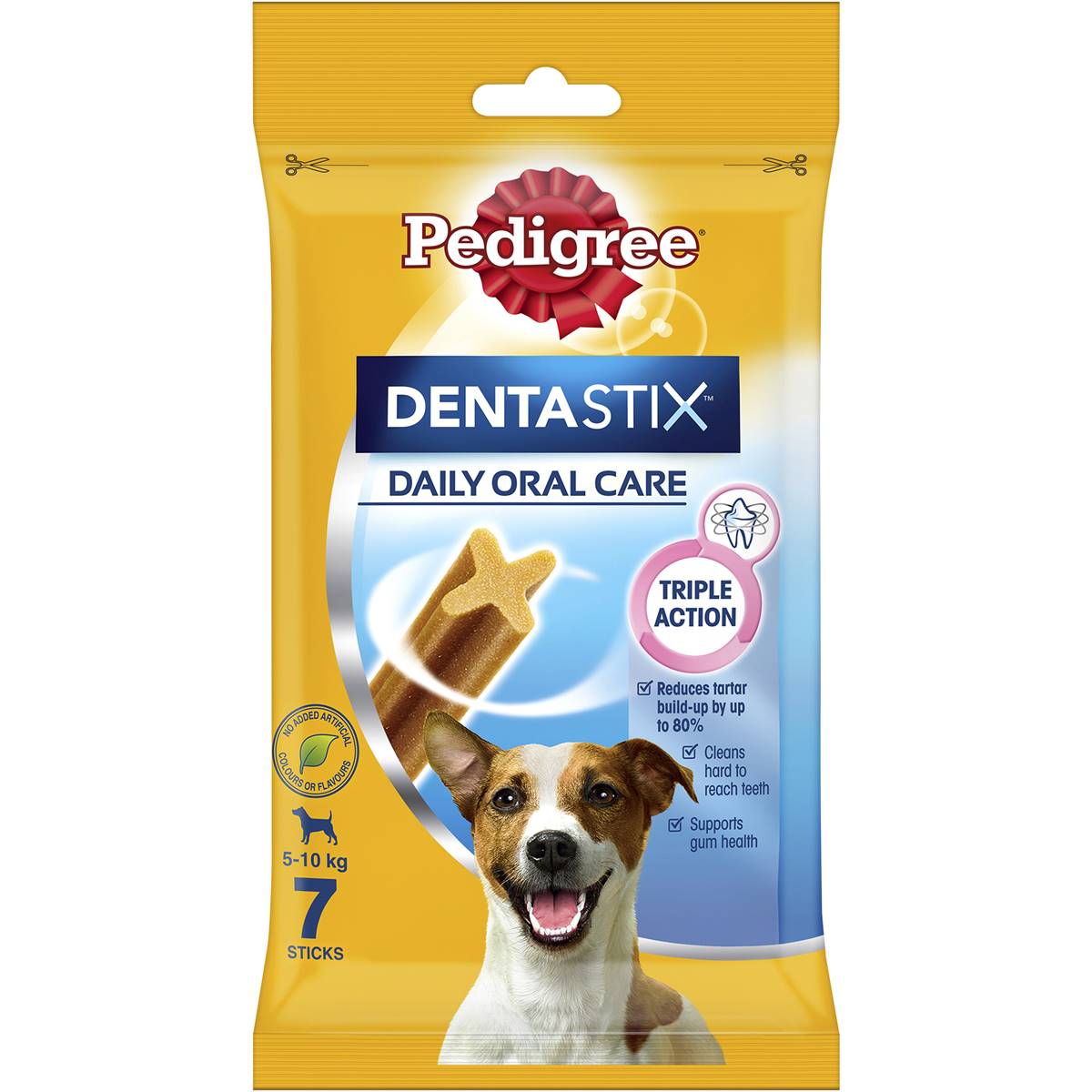 Pedigree - Dentastix Small Dental Dog Treats Daily Oral Care Chews 7 Pack - Petservo