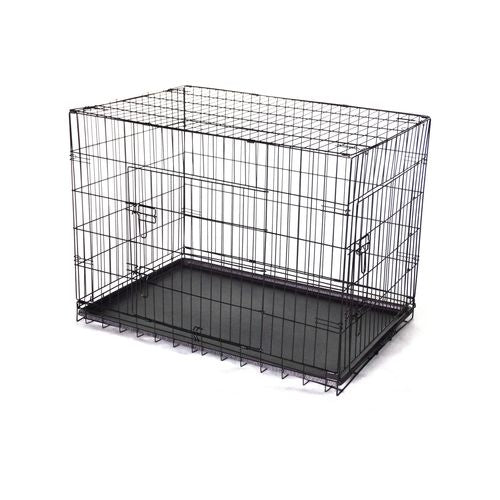 YES4PETS 30' Collapsible Metal Dog Crate Cage with Tray - Pet Servo