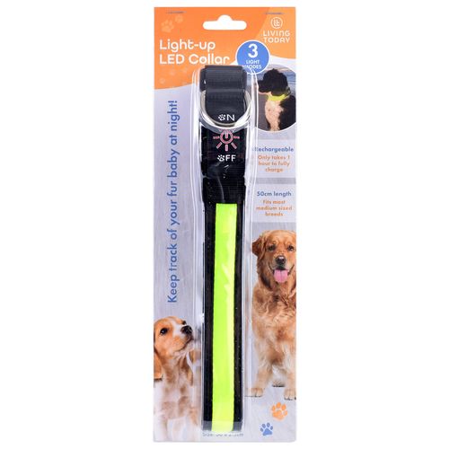 Living Today - Rechargeable Light-up LED Pet Collar 50cm