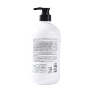 White bottle with black pump on a white background at Pet Servo