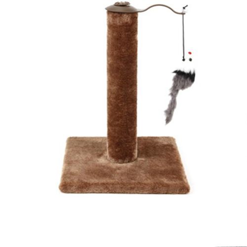YES4PETS Cat Kitten Single Scratching Post with Toy-Brown - petservo