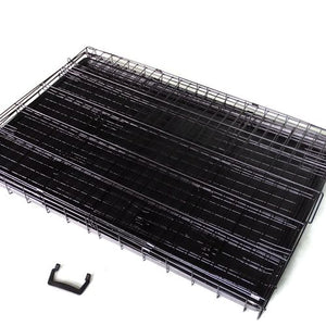 YES4PETS 30' Collapsible Metal Dog Rabbit Crate with Divider PetServo