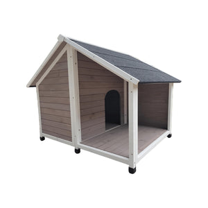 Buy YES4PETS Timber Dog Kennel Wooden Cabin 130x105x100cm - PetServo