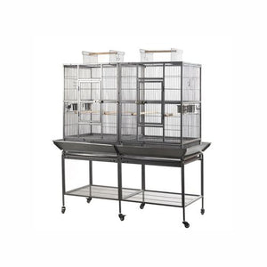 YES4PETS - XL 184cm Bird Cage Aviary with Divider - Pet Servo