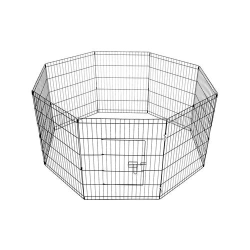 YES4PETS - 30' Dog Playpen Exercise Puppy Fence with Cover - Pet Servo
