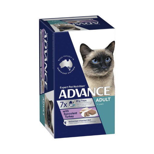 Advance - With Succulent Turkey Adult Cat Canned Wet Food 85 Gm