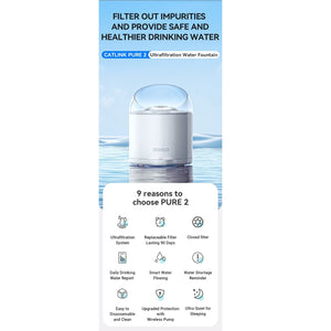 CATLINK - Pure 2 Smart Pet Water fountain - Petservo