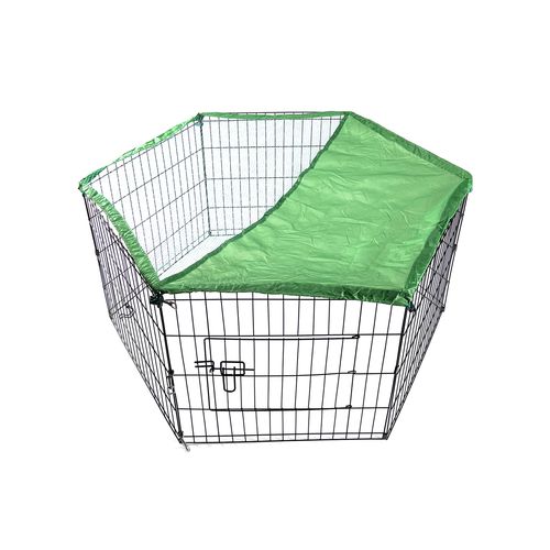 YES4PETS 6 Panel Dog Cat Exercise Playpen with Cover - Pet Servo