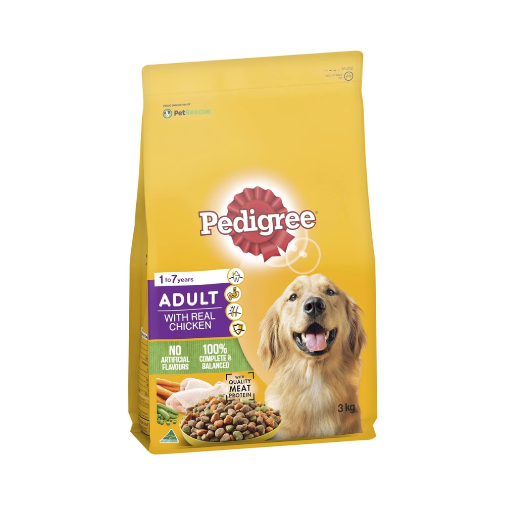Pedigree - Adult With Real Chicken 3kg - Petservo