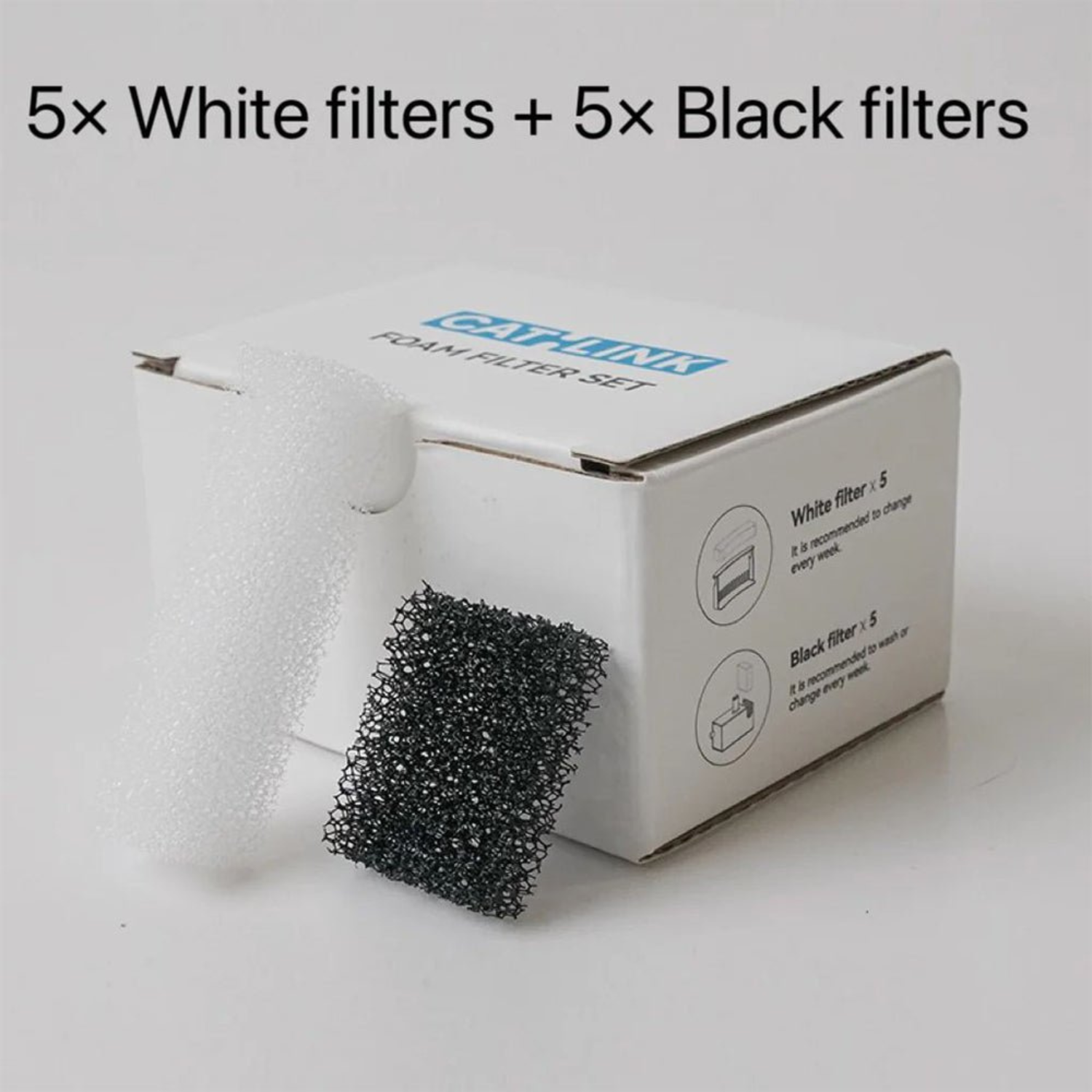 CATLINK - Foam Filter Set For Pure2 Smart Pet Water fountain - Petservo