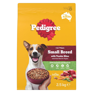 PEDIGREE Adult Small Breed Dry Dog Food With Real Beef & Vegies at pet Servo