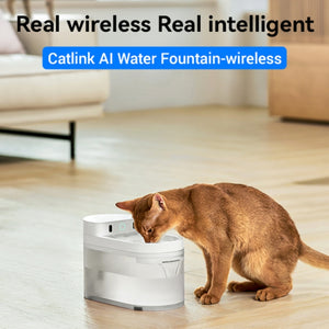 CATLINK - Pure 3 AI Water Fountain – Wireless - Petservo