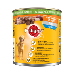 Pedigree - 5 Meats Wet Dog Food 700g - Petservo