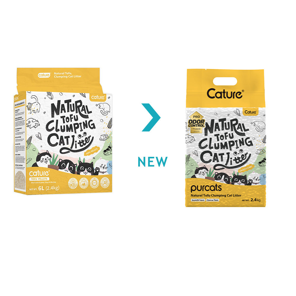 CATURE - Tofu Clumping Cat Litter 6L/2.4Kg