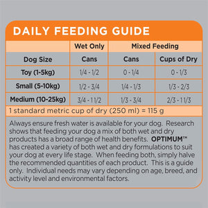 Optimum - Adult Wet Dog Food With Beef & Rice Can 700g - Petservo