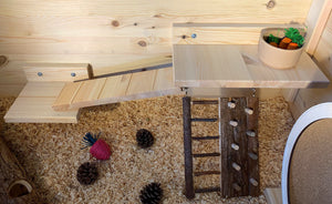 YES4PETS - Wooden Climbing Ladders for Small Pets - Pet Servo