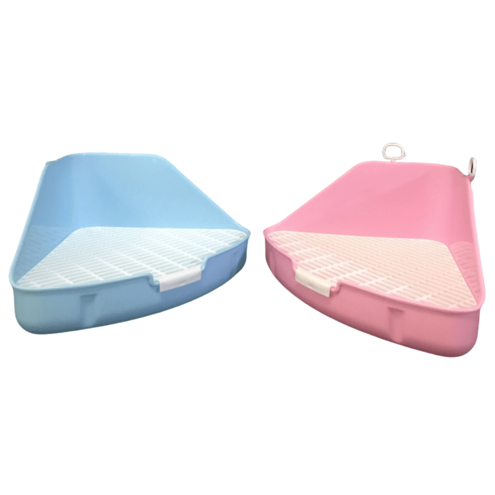 YES4PETS - 2X M Corner Pet Toilet Tray for Small Pets - Pet Servo