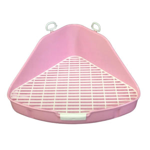 YES4PETS - 2X M Corner Pet Toilet Tray for Small Pets - Pet Servo