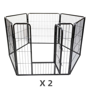 YES4PETS - 12 Panel 80cm Heavy Duty Pet Playpen - Pet Servo