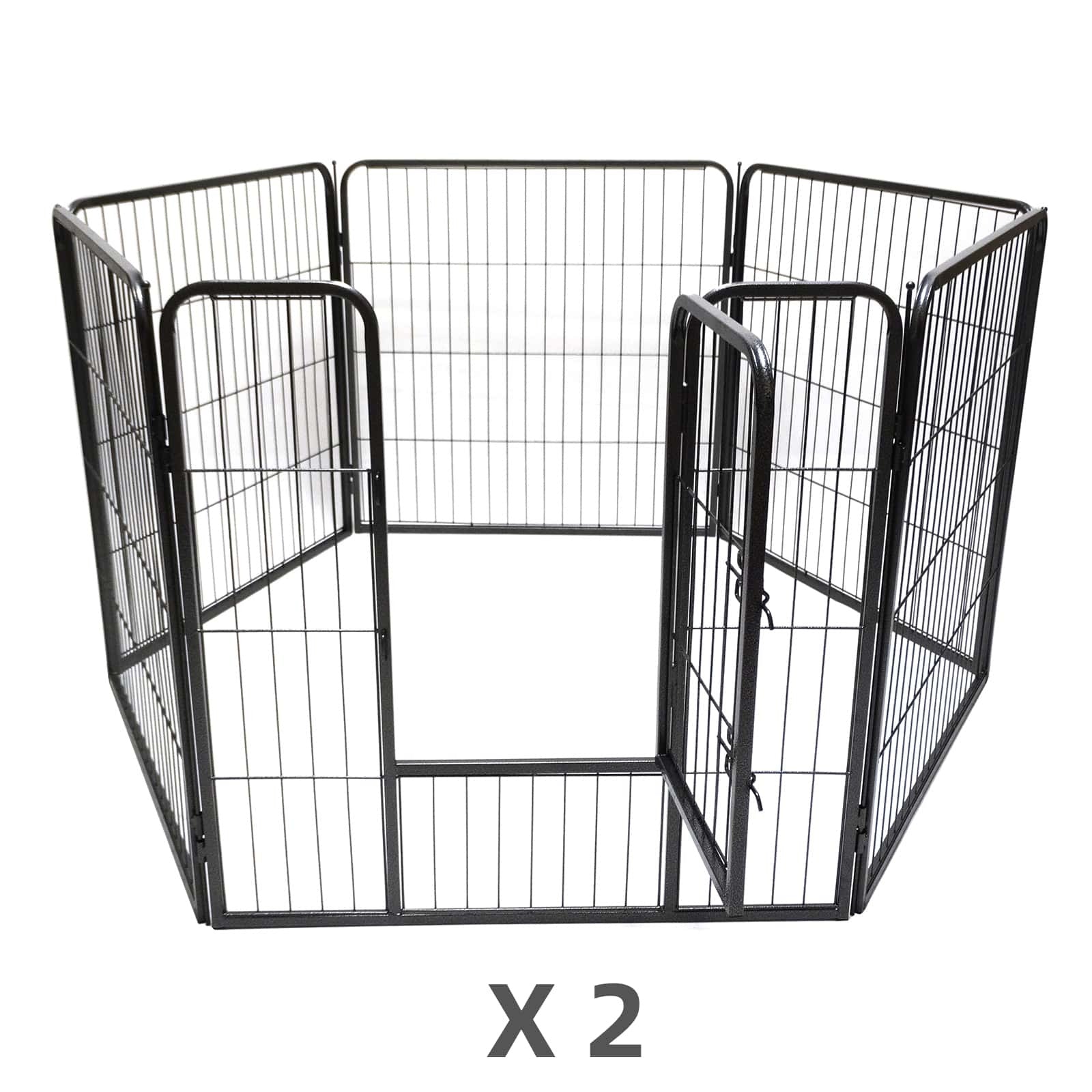 YES4PETS - 12 Panel 80cm Heavy Duty Pet Playpen - Pet Servo