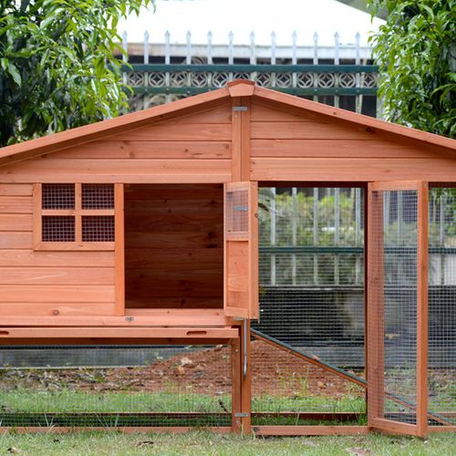 YES4PETS - XL Chicken Coop Rabbit Guinea Pig Hutch Ferret Hen House