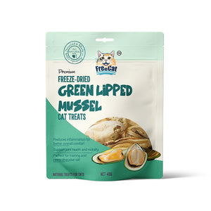 Buy Freecat Freeze Dried Green Lipped Mussel Cat Treat 40g at PetServo