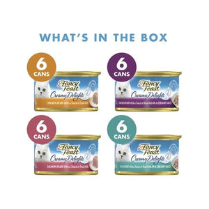 Fancy Feast - 85g Classic Creamy Delights Wet Cat Food - 24 Pack - petservo