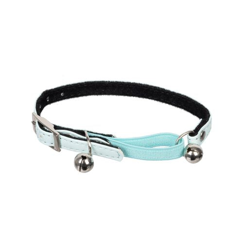 Happy Tails - Dual Bell Cat Collar - Blue - petservo