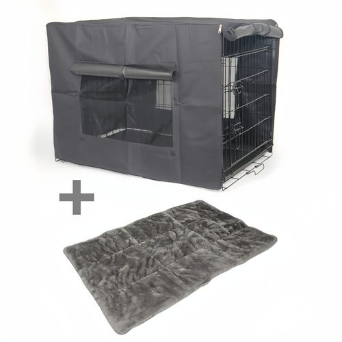 YES4PETS 30" Portable Foldable Dog Cat Rabbit Crate with Cover