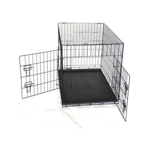 YES4PETS 36" Collapsible Metal Dog Cat Puppy Crate Cage - PetServo